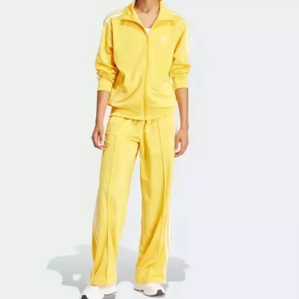 Adidas Womens Bold Gold Adicolor Classics Loose Firebird Track Top Siz XS IP0611